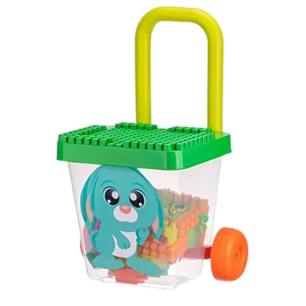 Balde Carrinho Com Blocos Frutas E Legumes 5063 - Gulliver - Mom & Baby