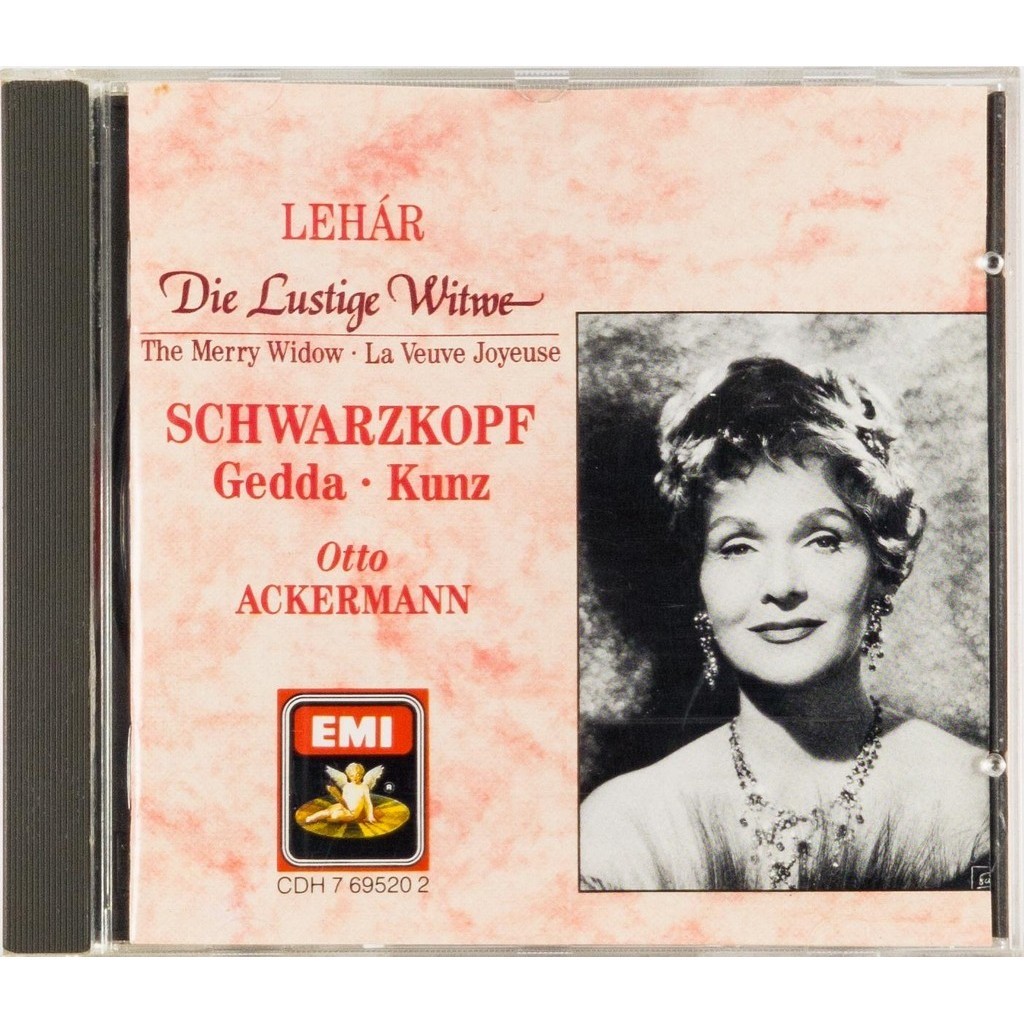CD Elisabeth Schwarzkopf Lehár Merry Widow Gedda Importado