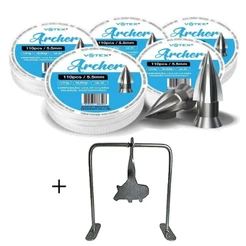 5 Chumbinhos Archer 5.5mm 1,313g - Votex + Alvo Javali