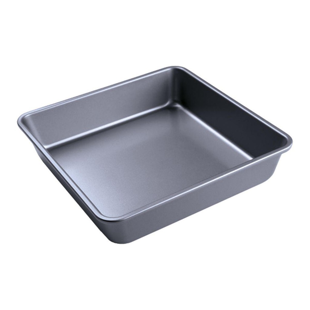Forma de Aço Carbono para Culinária Cromus Allonsy Cinza para Pão Quadrada Fundo Fixo 24x24x5cm 1un em Oferta na Shopee