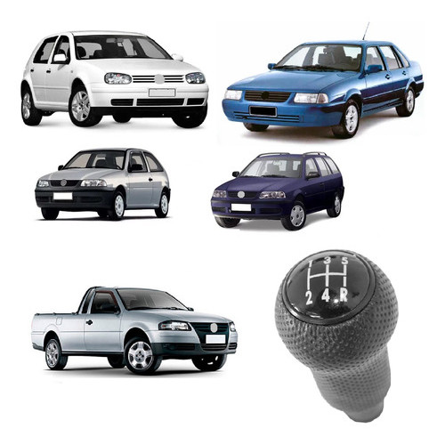 Bola De Cambio Manopla Gol Saveiro Parati Preto Re Para Tras