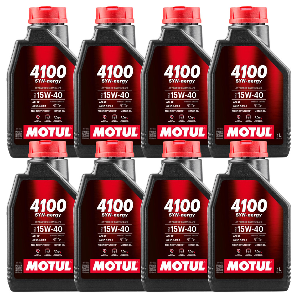 KIT MOTUL 4100 SYN-NERGY 15W-40 8 LITROS em Oferta na Shopee