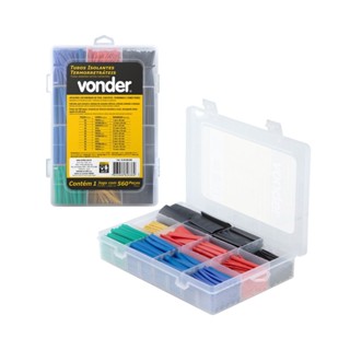 Jogo Tubos isolantes termorretráteis com 560 pçs VONDER em Oferta na Shopee