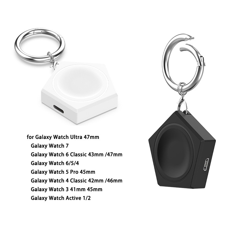 Carregador Portátil Porta USB Tipo C Para Galaxy Watch 7 6 5 4 3 Active 2 40mm 44mm em Oferta na Shopee