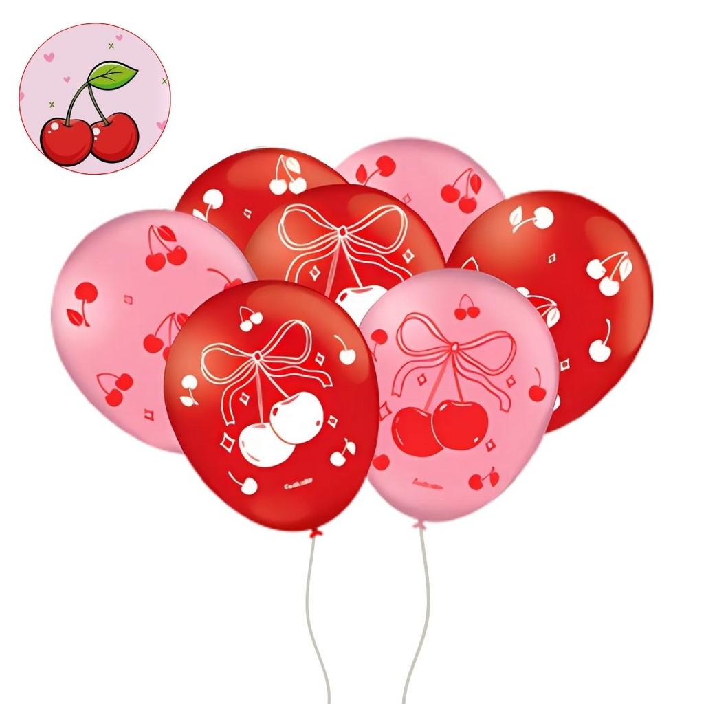 25~100 BALÃO BEXIGA FESTA CEREJA FESTA CHERRY N°9 FESTCOLOR em Oferta na Shopee