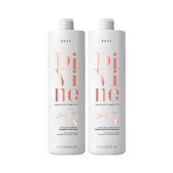 Shampoo e Condicionador BRAÉ Divine Anti-Frizz - 1L