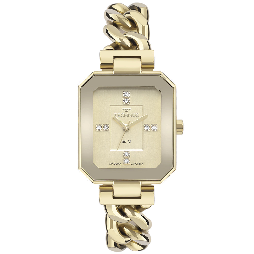 Relógio Technos Feminino Elos Dourado  2036MQN/1X