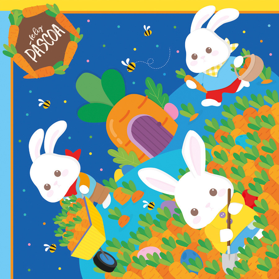 Saco Express 32x32cm para Ovos de 150g a 200g - Horta Feliz - 25 unidades - Cromus - Rizzo em Oferta na Shopee