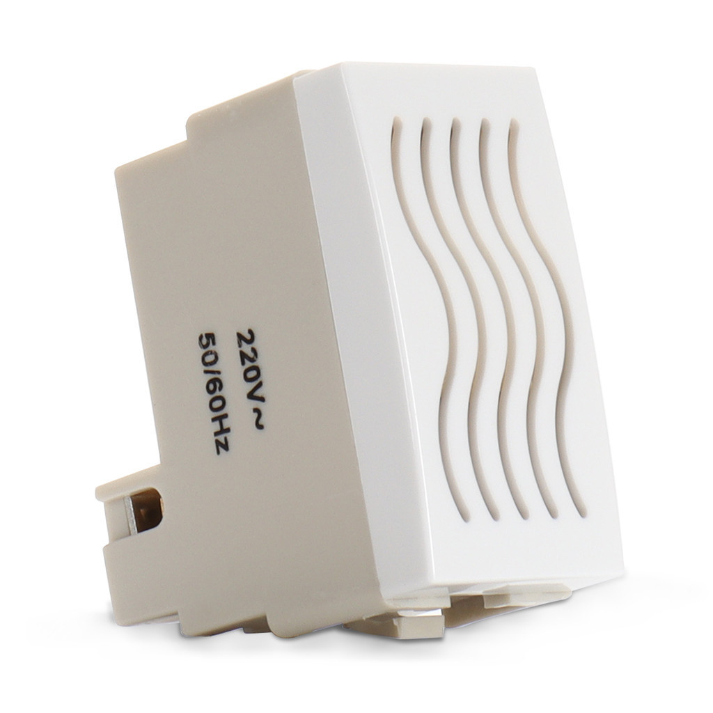Módulo Cigarra 220V Sleek Branco Margirius