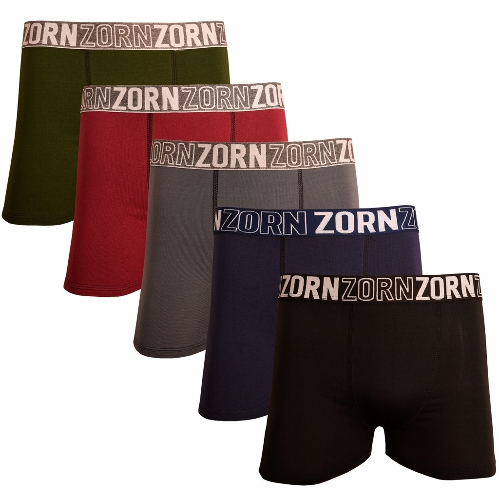 Kit 05/03 Cuecas Boxer Box de Algodão Masculinas Adulto ZORN em Oferta na Shopee
