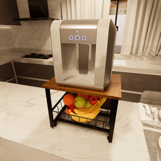 Fruteira Para Bancada Mesa Preto Fosco ou Branco em Oferta na Shopee