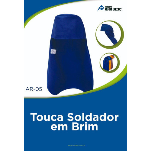Touca Em Brim 100% Algodão Cor a Escolher Produto Nacional  P/ Soldador e uso geral e Agrícola em Oferta na Shopee