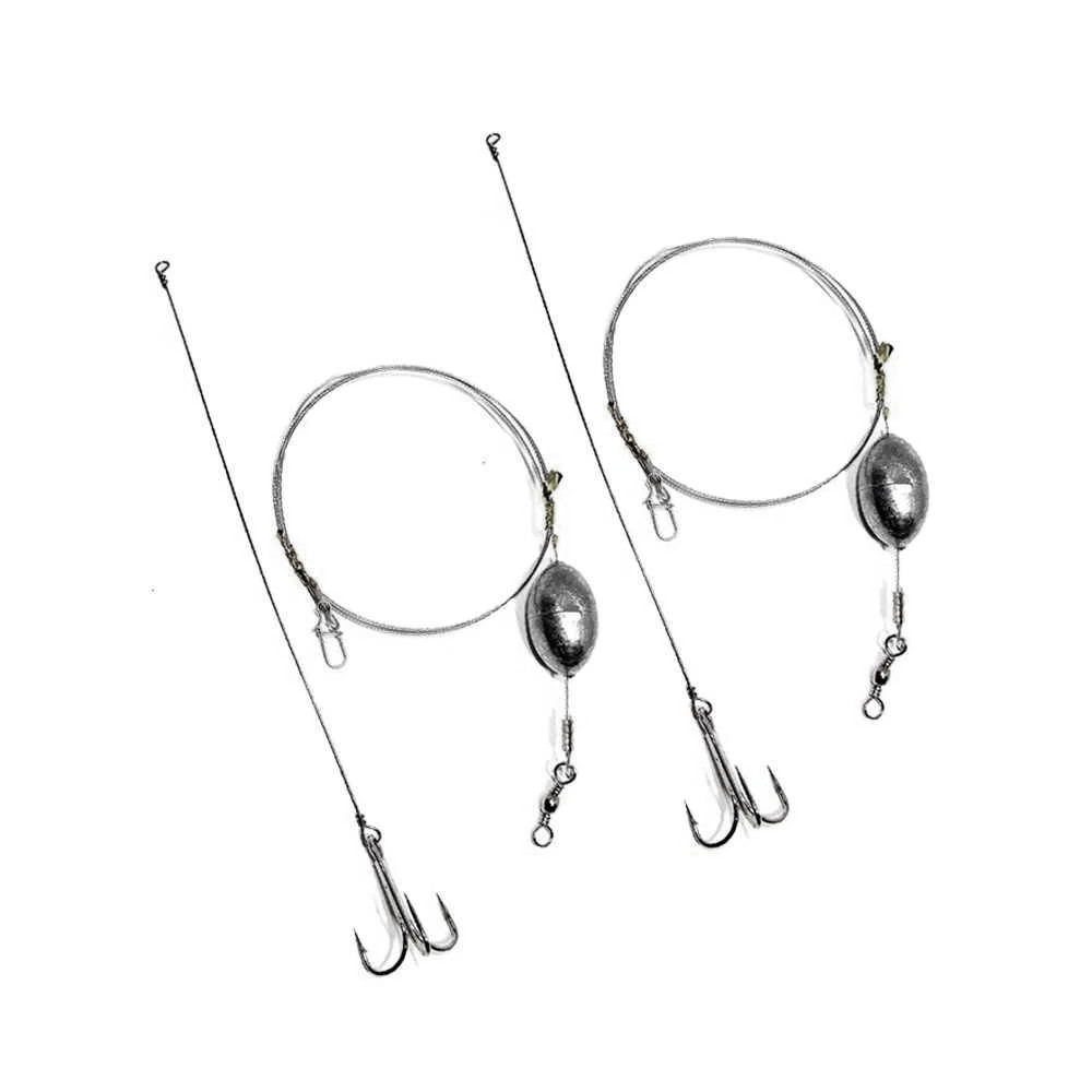 Kit 2 Chicote P/ Pesca De Espada Com Isca De Sardinha No Mar em Oferta na Shopee