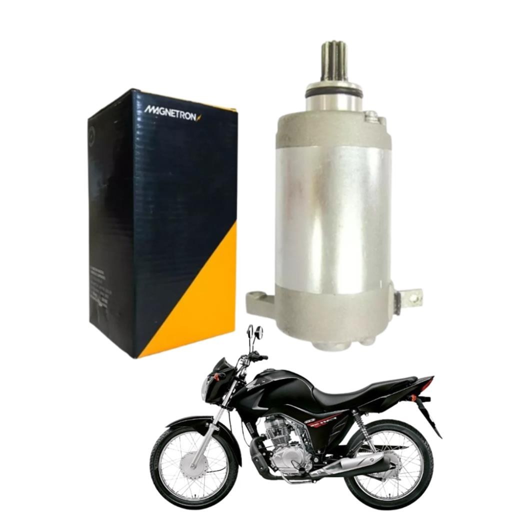 Motor Partida Arranque Cg Fan Bros 150 2004 a 2015 125 2009 A 2015 Original Magnetron