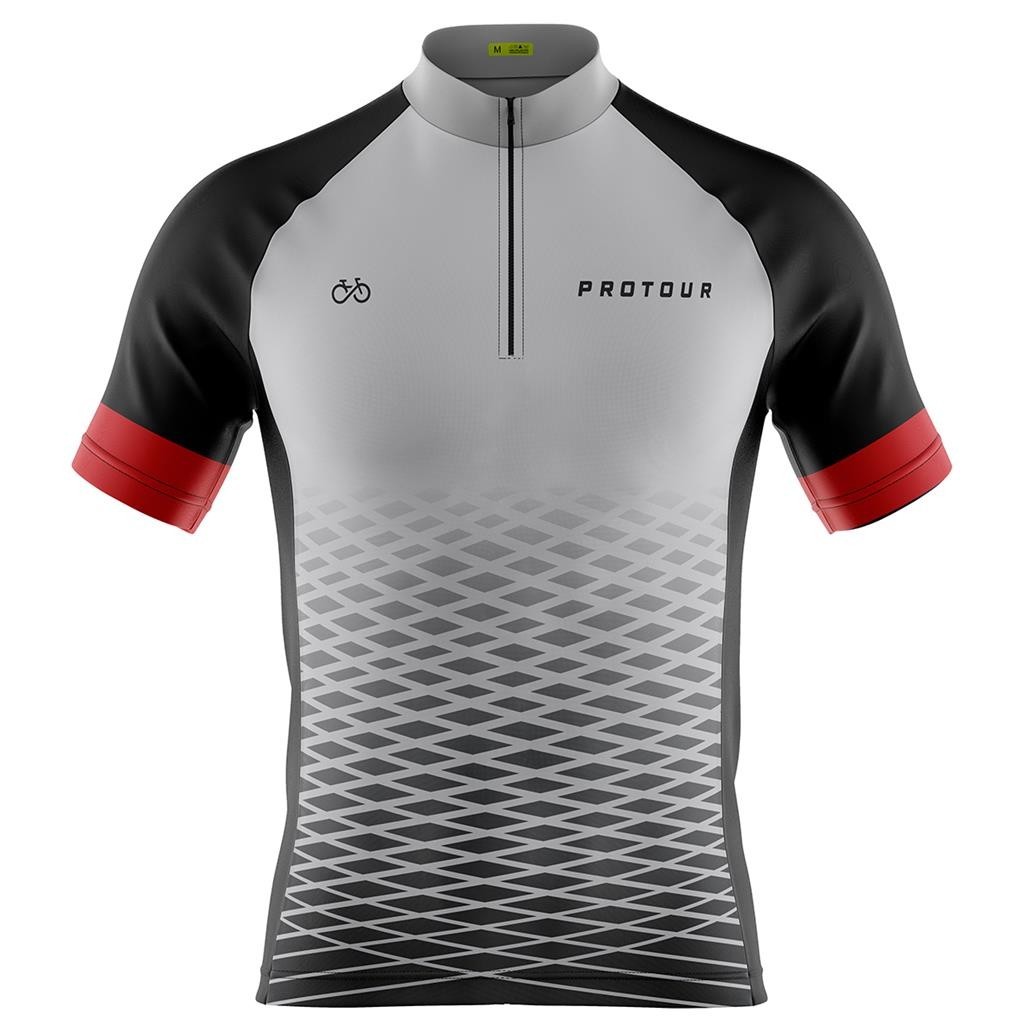 Camisa Ciclismo Camiseta Ciclista Roupa de Ciclismo Masculina Pro Tour Angra Branca e Preta Com Bolsos Yv 50+