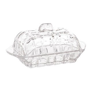 Manteigueira Lyor Tress de Cristal 17cm x 10,5cm x 8cm