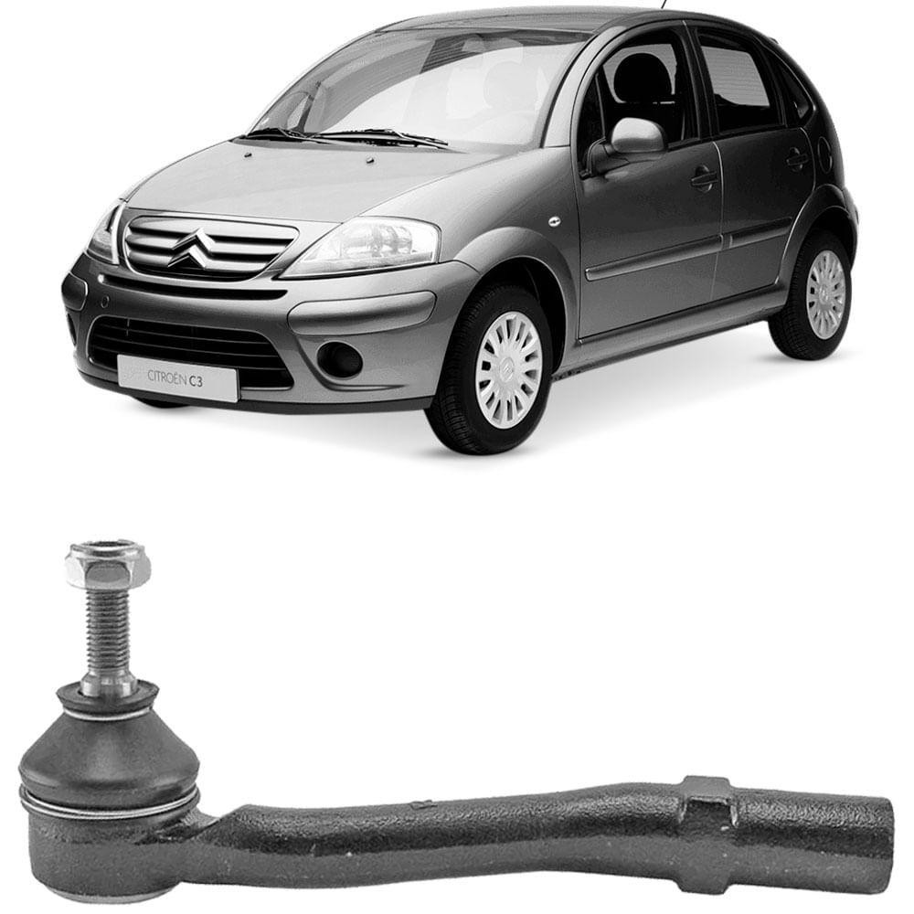 Terminal Direção Citroen C3 2003 a 2012 Dianteiro Passageiro - Spare Parts and Accessories for Vehicles