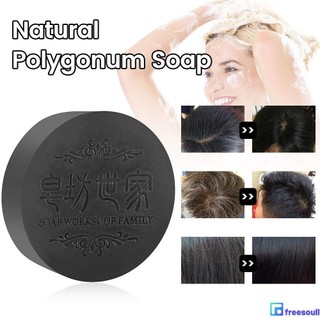 Promover o crescimento do cabelo e evitar a perda de cabelo Sabão Polygonum Multiflorum Shampoo Sabão Essência Freesoull