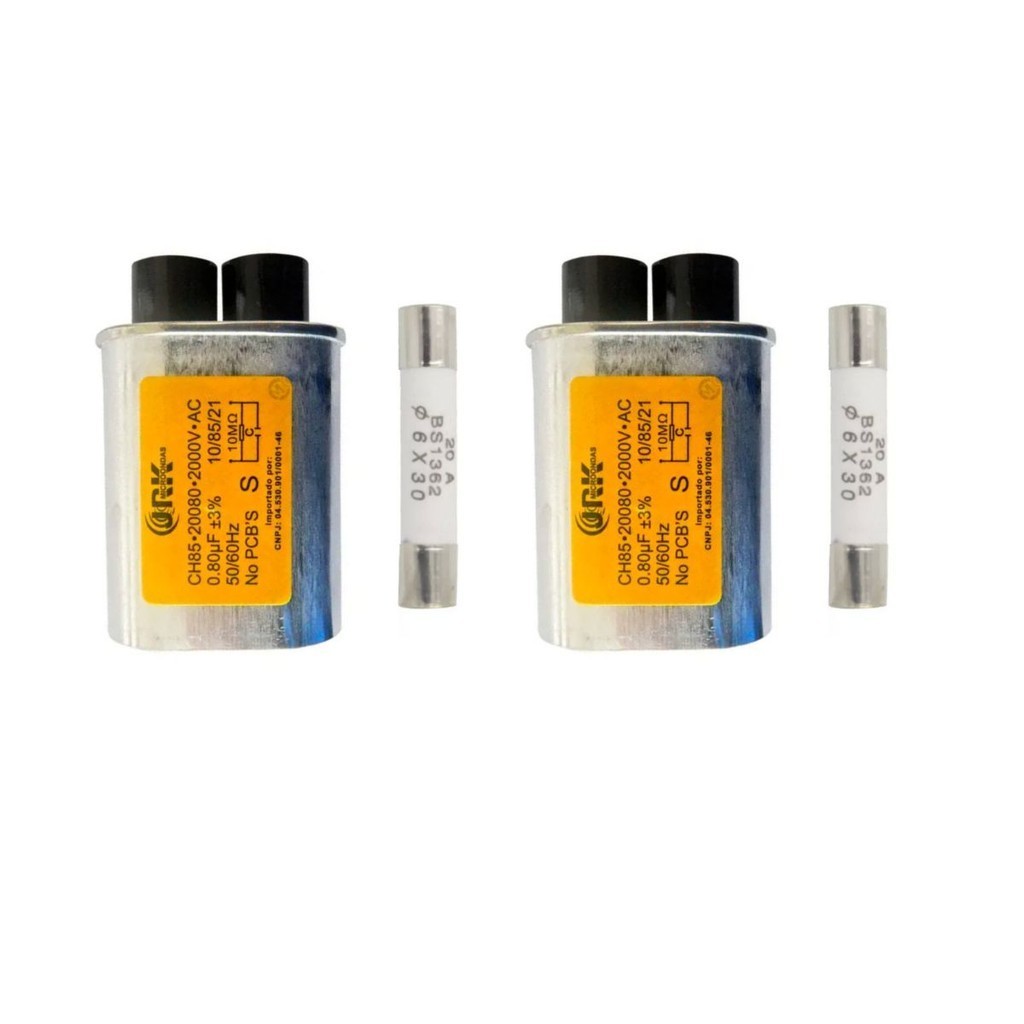 Oferta com 2 Capacitor De Alta Tensão Microondas 0.80uf 2000v