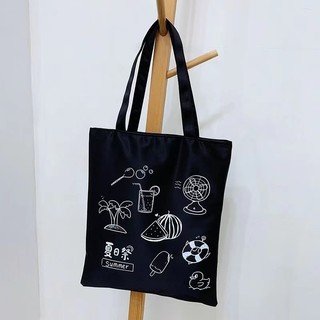 Bolsa de ombro de grande capacidade com diversas estampas