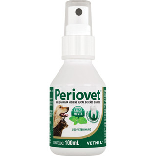 Periovet em Spray Vetnil Solução para Higiene Bucal - 100 mL em Oferta na Shopee
