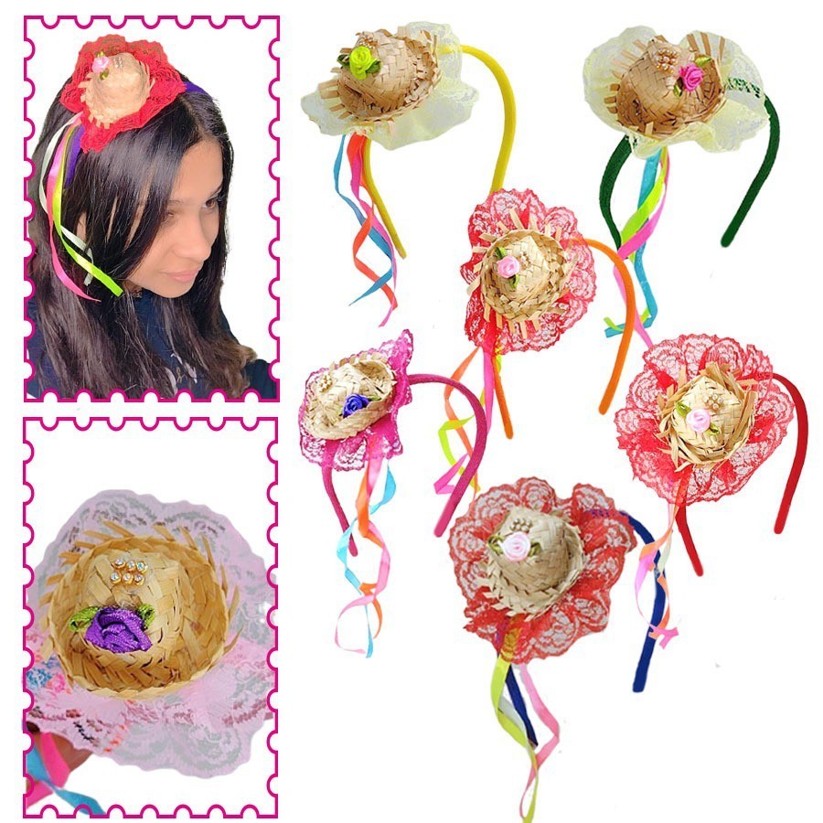 Arquinho Menina Caipira do Chapeu PARA Festa Junina São João envia aleatorias