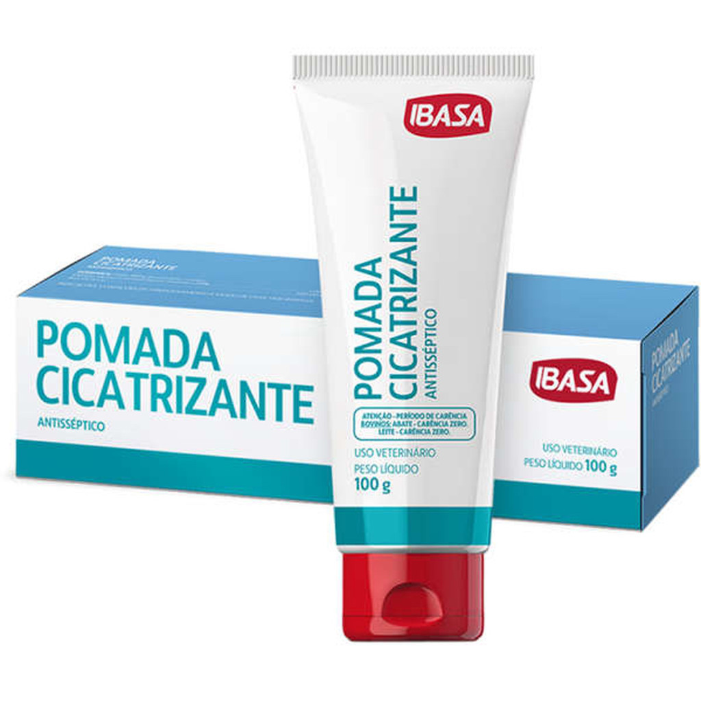Pomada Ibasa Cicatrizante para Cães e Gatos - 100 g - Pets