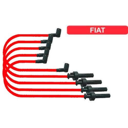 Cabo Vela Fiat Coupe 2.0 16v C Dist Fio  8mm Vermelho 334