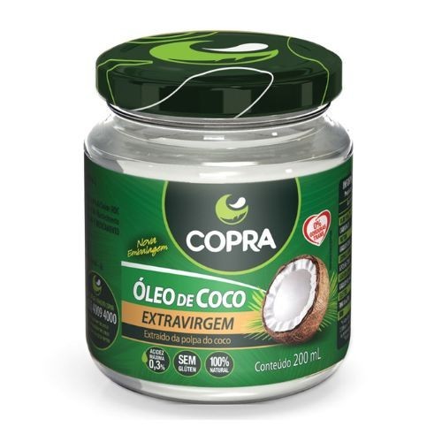 Óleo de Coco Extravirgem 200ml -  Copra