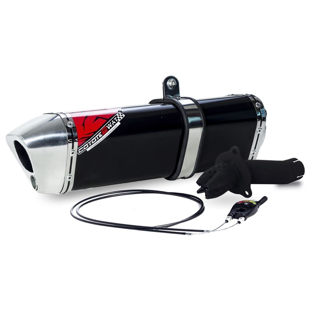 Escape / Ponteira Coyote Modelo TRS 2 Way + Mais em Alumínio - CB 300 R - Honda