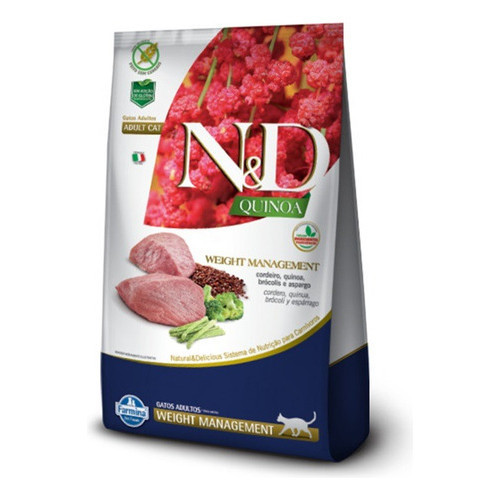 Rações Para Gatos N&d Quinoa Adulto Weight Cordeiro 1,5kg