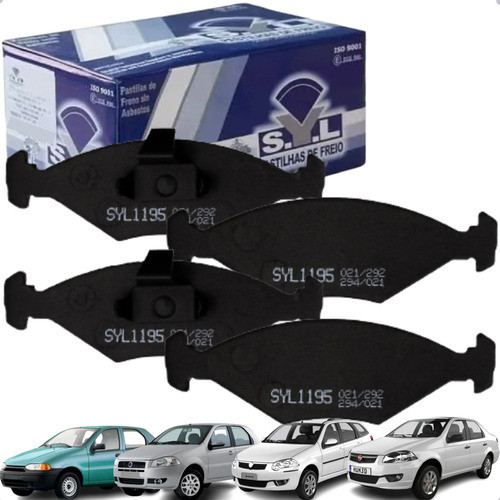 Pastilha Dianteira Original Fiat Palio Siena Palio Weekend em Oferta na Shopee