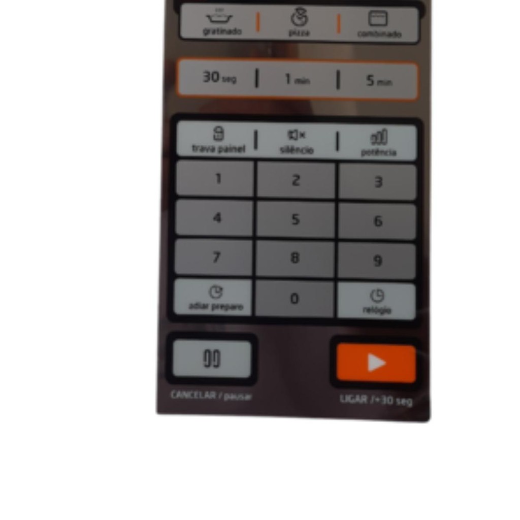 Membrana painel microondas MTAEG 41/42 Midea 17170000A00240