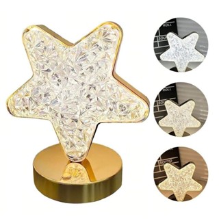 Luminária LED De Mesa Luxuosa Formatos Quarto Decorativo 3 Controle Touch em Oferta na Shopee