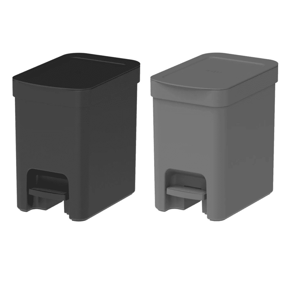 Lixeira Com Pedal 6l Cozinha Banheiro Dual Trium Compacta em Oferta na Shopee