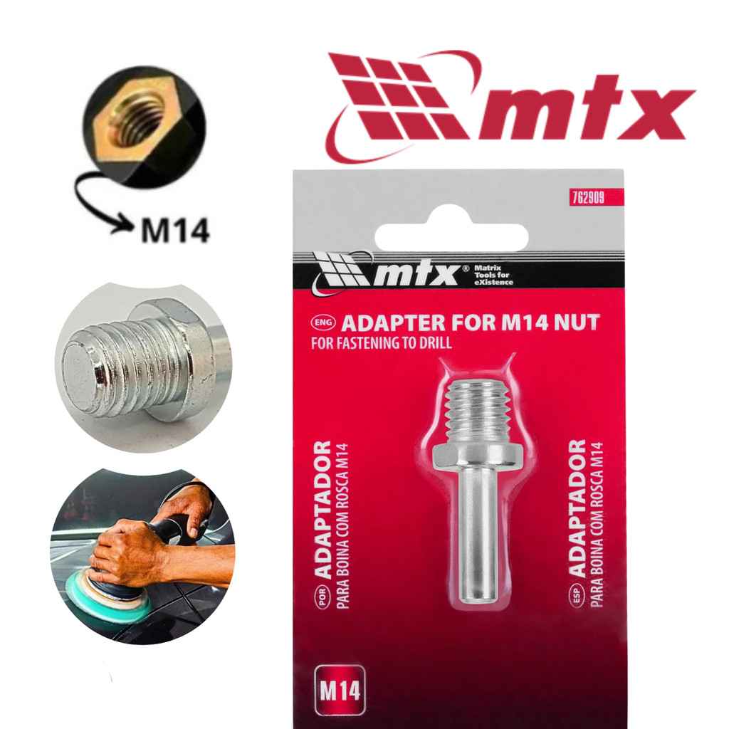Adaptador de Furadeira M14 Adaptador com Rosca Boina/Politriz Adaptador para Suportes/Bases M14 MTX