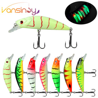 Isca De Pesca 5.5cm 6g Afundando Minnow Artificial Dura 3D Olhos Crankbait Wobblers Equipamento em Oferta na Shopee