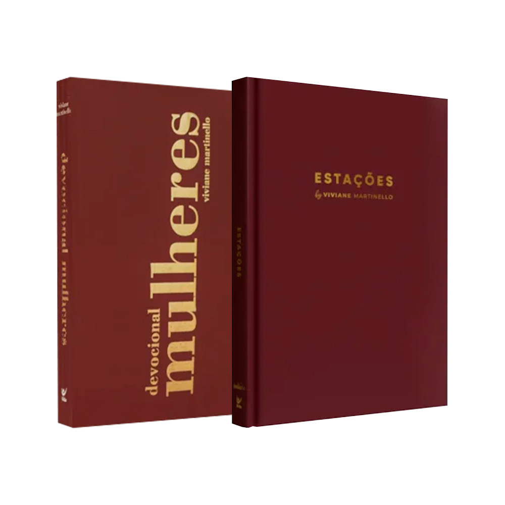 Planner Estações Bordô - Devocional Mulheres | 365 Dias – Viviane Martinello em Oferta na Shopee