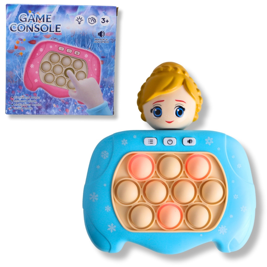 Pop It Puzzle Princesa Game Console Anti Stress 14x13x5