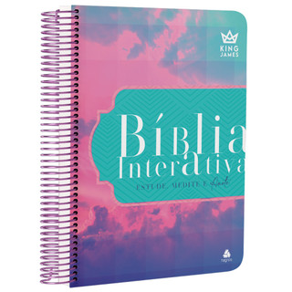 Bíblia de Estudo Interativa | KJC | Capa Dura Firmamento em Oferta na Shopee