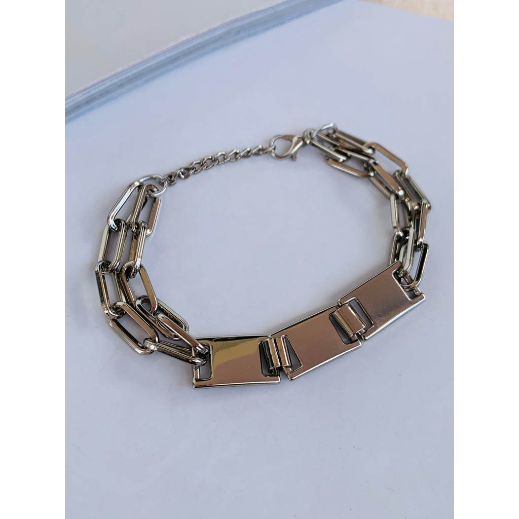 Pulseiras masculinas Braceletes Unissex Semi Joia a Prata