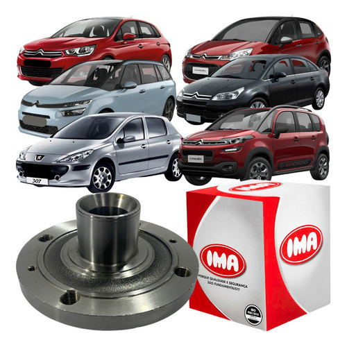 Cubo Dianteiro De Roda Peugeot 208 Citroën C3 C4 1993 Á 2023 em Oferta na Shopee