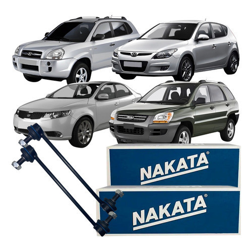 Par Bieleta Nakata Hyundai I30 2.0 16v 2010 2012 - Spare Parts and Accessories for Vehicles