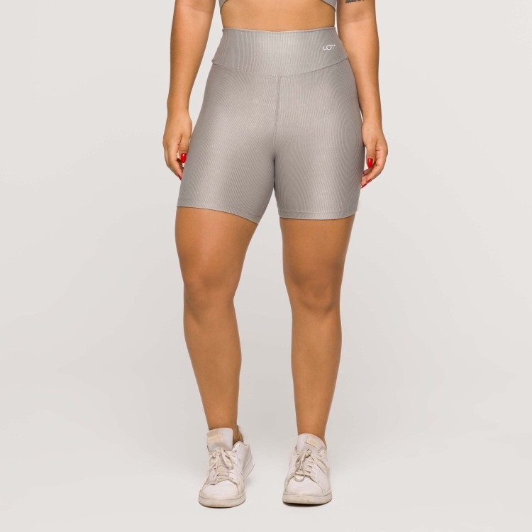 Short Fitness Feminino Academia Poliamida Cinza Básico Crossfit em Oferta na Shopee
