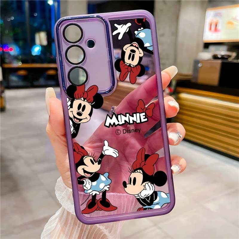 Samsung Galaxy M35 5G M 35 Estojo De Desenho Animado Minnie Borracha Para Telefone Transparente