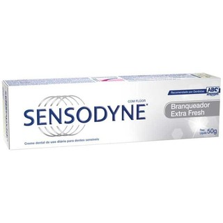 Creme Dental Sensodyne Branqueador 50g em Oferta na Shopee