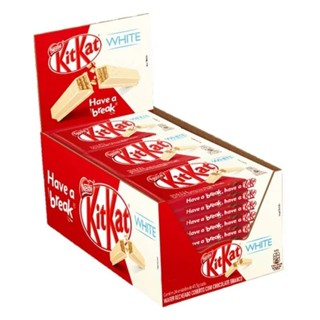 Chocolate Kit Kat Branco 41,5G Com 24 Unidades Nestlé em Oferta na Shopee