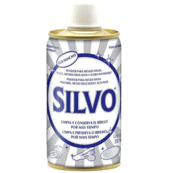 Polidor E Limpador De Prata Ouro Bronze Metal Silvo 200ml Limpa e Poli Premium Mais Usado Silvo