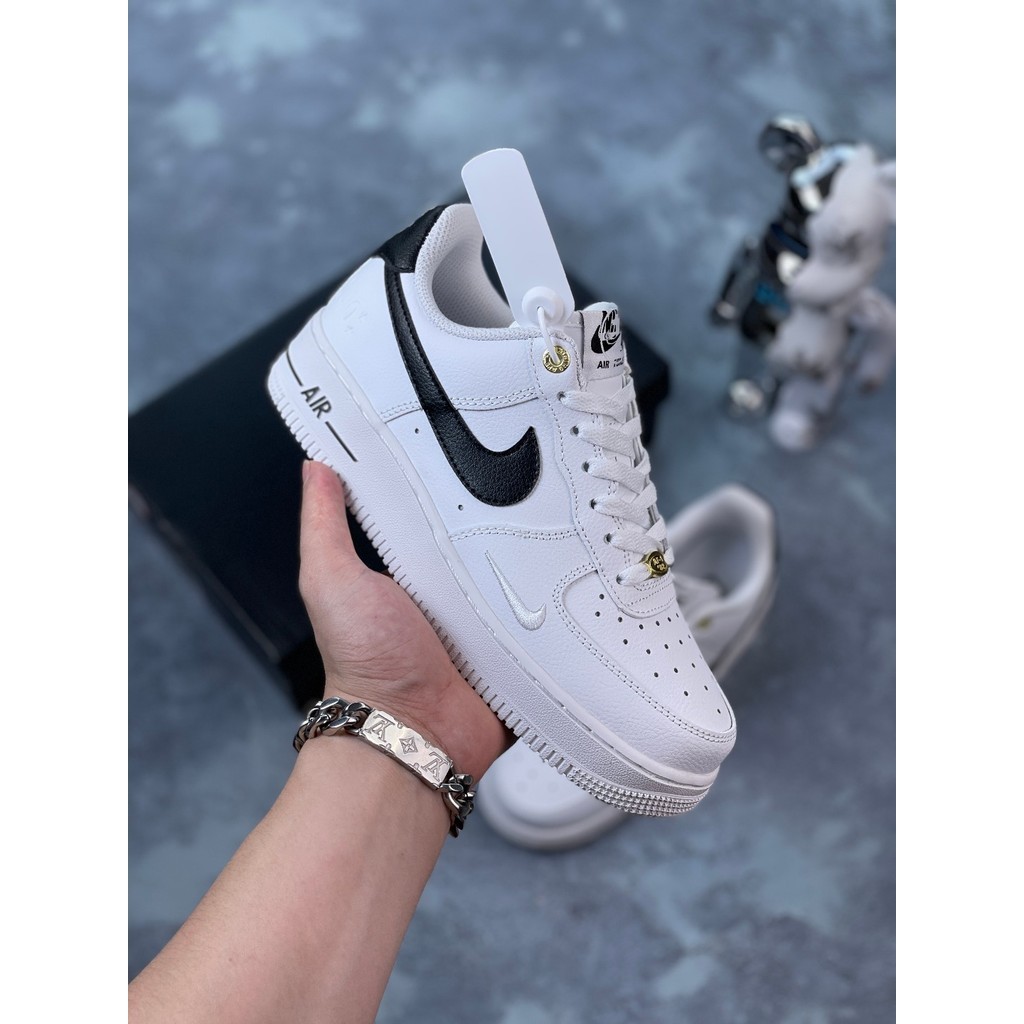 Fotografia Fora Da Prateleira Nike Air Force 1 One Little White shoes Sapatos De Skate Para Homens E Mulheres