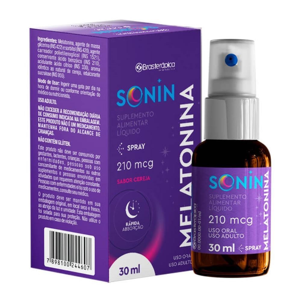 SONIN MELATONINA 0,21MG SPRAY COM 30ML em Oferta na Shopee